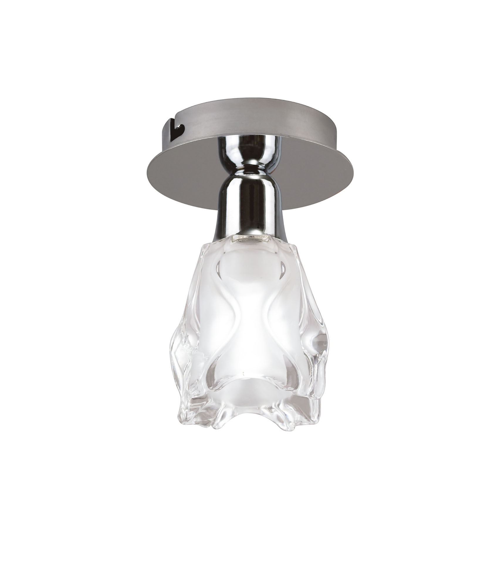 Amel Polished Chrome Ceiling Lights Mantra Flush Fittings